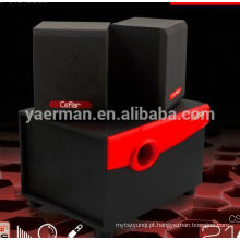 Yaerman produto novo quente-venda alto-falante multimídia de madeira, alto-falante 2.1 subwoofer